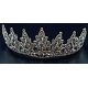 Diadem versilbert  14 x 5,51 cm