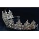 Diadem versilbert  14 x 5,51 cm