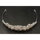 Diadem versilbert  14 x 5,51 cm