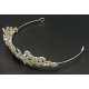 Diadem versilbert  14 x 5,51 cm