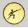 Emblem D=25 Leichtathletik Mehrkampf gldfarben
