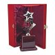 Figur Award Sternenkonstellation Metall mit Holzsockel 250mm
