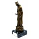 Figur Bergbau St. Babara 29cm Metall