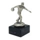 Figur Bowling Herren Alt-Silber 125mm