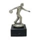 Figur Bowling Herren Alt-Silber 125mm