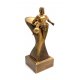Figur Fuball - Spielerin bronzefarben 145mm