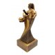 Figur Fuball - Spielerin bronzefarben 145mm