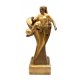 Figur Fuball - Spielerin bronzefarben 170mm