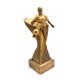 Figur Fuball - Spielerin bronzefarben 170mm