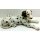 Figur Hund Dalmatiner liegen Rayal  handbemalt .Porzellan 13X 28 CM