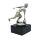 Figur Kegeln Damen Alt-Silber 125mm