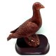 Figur Taube bronzefarbig 17 cm inkl. Gravur