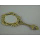 Handspiegel Barock Messing L.25x10x1cm