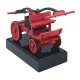 Holzmodell Feuerwehr-Schlauchwagen rot H.140mm