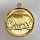 Jagd - Medaille Wildschwein mit se 50mm, goldfarben in Metall