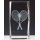 Kristallglas 3d-Tennis Serie in 3 Gren mit oder ohne Sockel inkl. Gravur Ihr Wunschtext