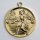 Medaille Bosseln Frauen mit se  50mm, goldfarben in Metall