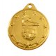 Medaille Fuball 50mm gold Eisen