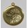Medaille Pudelkopf mit se  50mm, goldfarben in Metall