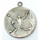 Medaille Wasserball mit se  50mm, silberfarben in Metall