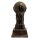 Pokal Fuball auf Hnden 27 cm schild