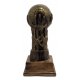 Pokal Fuball auf Hnden 27 cm schild