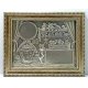 Reliefplatte 20x15cm Zinn Geburt incl Gravur 