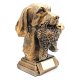 Resinfigur Hund mit Beute H=210mm