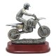Resinfigur Motocross H=22 cm