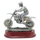 Resinfigur Motocross H=22 cm