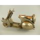 Scooter / Rolle Vespa Piaggio Eisen metallic  Oldtimer Nostlgie / Deko  Retro L.33xH.20cXB=14cm 0,70 kg Blechmodel