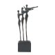 Skulptur - Eine gute Steigerung  250 mm auf Marmorsockel