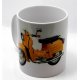 Tasse mit Schwalbe gelb/orange KR51, K