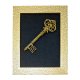 �bergabeschl�ssel gold 24x19 cm  incl. einer Textgravur