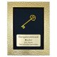 �bergabeschl�ssel gold 24x19 cm