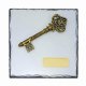 �bergabesschl�ssel Flie�e 20x20cm Wei� / Schwarz