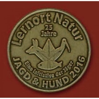 Abzeichen D.30mm, bronzefarbig, geprgt
