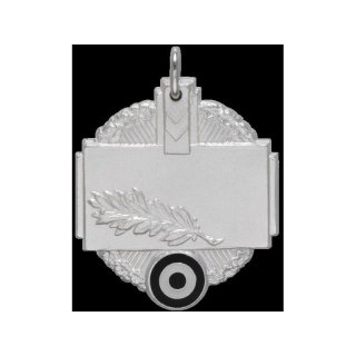 Anhnger Lorberblatt,  40mm versilbert