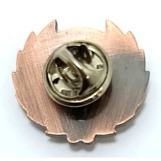 Anstecker  21mm silbert incl. 15mm Emblems nach Ihrer Vorlage Steckverschluss  rckseitig ab 10 Stck