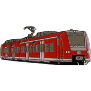 Anstecker / Pin Regiobahn ET 426 wei/rot