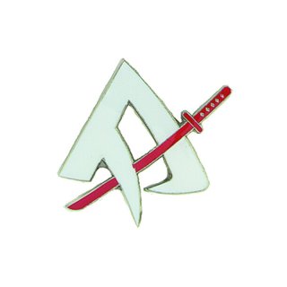 Anstecker / Pin SUZUKI Katana Logo