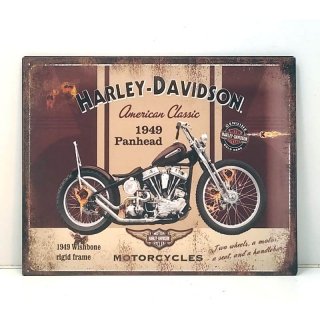 Blechschild / Wandschild Eisen Moter Harley Davidson H.20x25cm Gewicht 0,3 kg