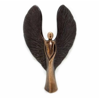 Bronze Figur Engel 17 cm