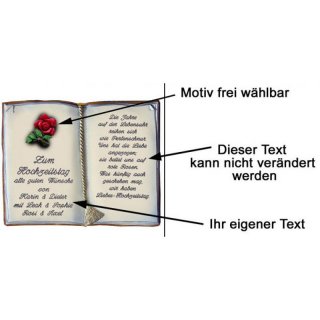 Buch Hochzeitstag 27x22cm gestaltbar
