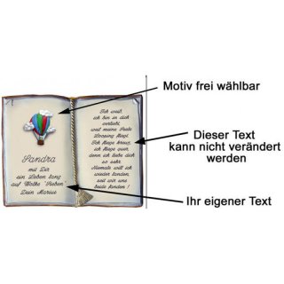 Buch Liebesbekenntnis 27x22cm personalisierbar