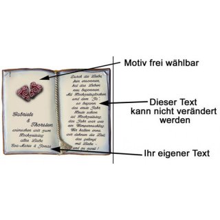 Buch zum Hochzeitstag 27x22cm gestaltbar