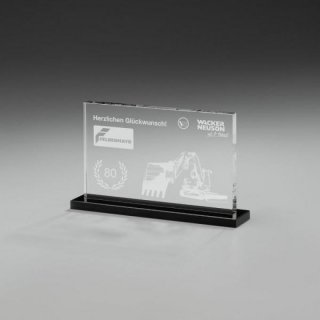 Crystal Screen Kristallglas Award 125mm inkl. Gravur