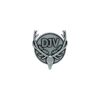 DJV-Hutabzeichen 40mm mit Sicherheitsnadel