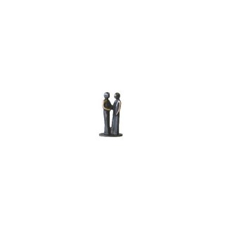 Danke - Umfang/Gre: 8 cm Bronzefigur - Lieferung in einer wattierten Geschenkschachtel, mit Expertise