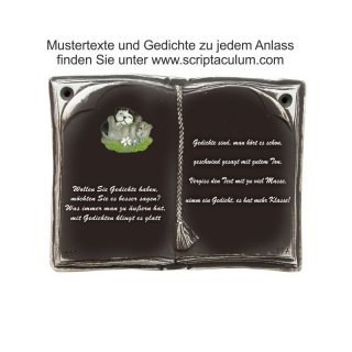 Decoramic Keramikbuch Braun, Motiv Katzen liegend